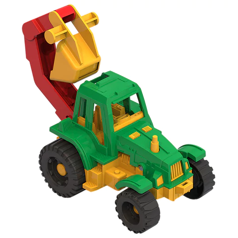 Трактор игрушечный с ковшом "Ижора", пластиковый, 20,8x11,1x11 см, НОРДПЛАСТ, 150 666497 - МСК «Форвард»