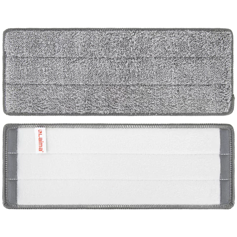 Насадки МОП для швабры (кармашки c 2-х сторон) КОМПЛЕКТ 6 шт., микрофибра, 33х12,5см, LAIMA, 608144 - МСК «Форвард»