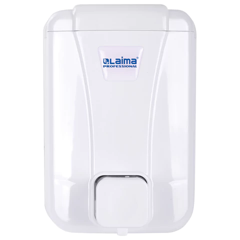 Дозатор для жидкого мыла LAIMA PROFESSIONAL LSA, НАЛИВНОЙ, объем 0,5 л, цвет белый, 3420-0, 607994 - МСК «Форвард»