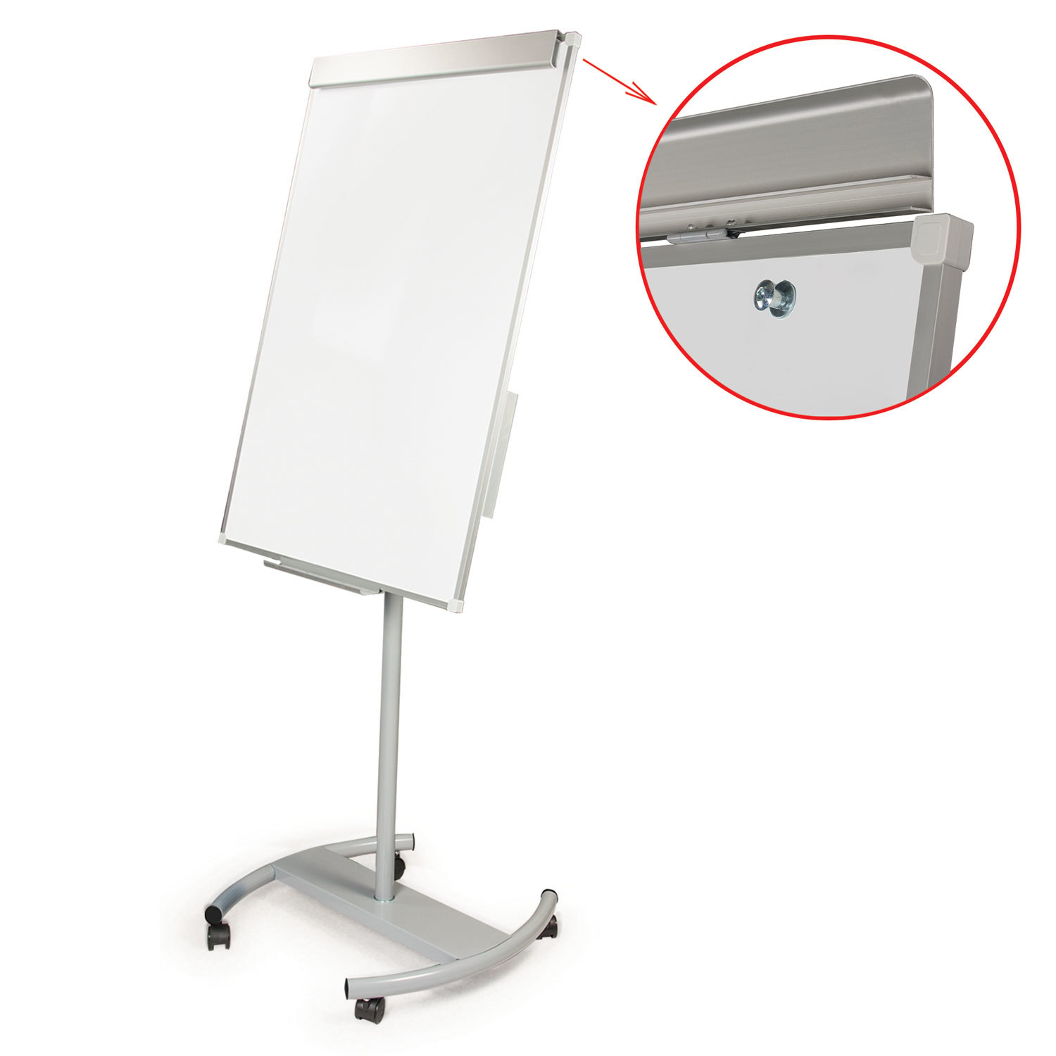 Доска-флипчарт магн-маркерная 70х100см, передвиж, ГАРАНТИЯ 10 ЛЕТ, РОССИЯ, BRAUBERG Стандарт, 235527