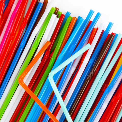 Трубочки для коктейлей гофрированные, пластиковые 5 х 210 мм, цветные КОМПЛЕКТ 250 штук, LAIMA, 608360 - МСК «Форвард»