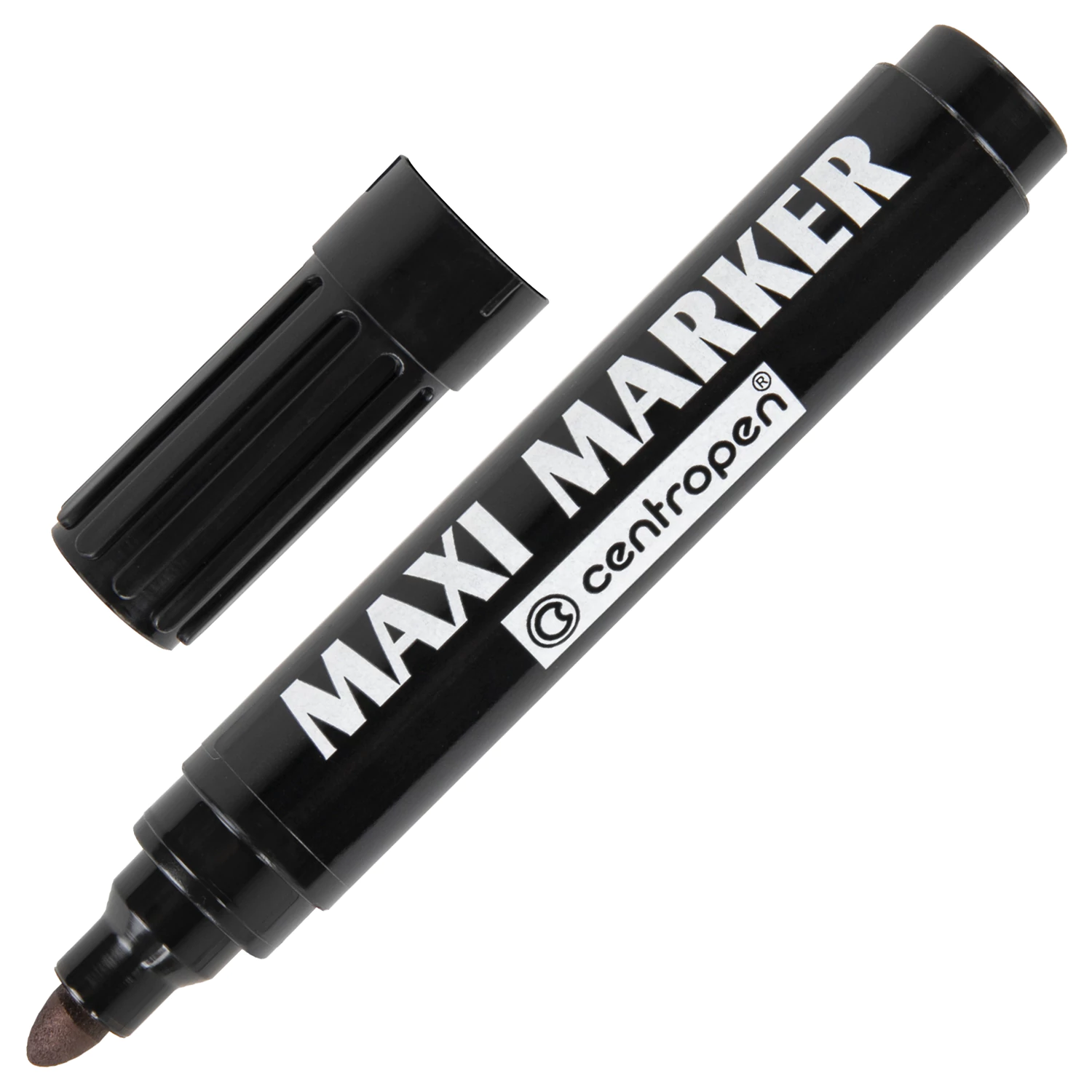 Маркер перманентный универсальный ЧЕРНЫЙ CENTROPEN "Maxi Marker", 2-4 мм, 8936 5 8936 0112 151125