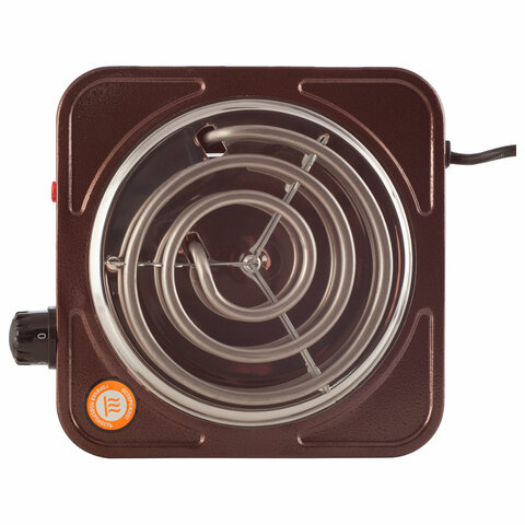 Настольная электрическая плита CENTEK CT-1508, 1000 Вт, 1 конфорка, 5 режимов нагрева, коричневая, CT-1508 Siberia 457593 - МСК «Форвард»