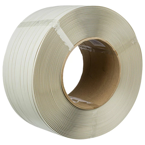Стреппинг лента полипропиленовая белая 19х1 мм, длина 1000 м, 609095 - МСК «Форвард»