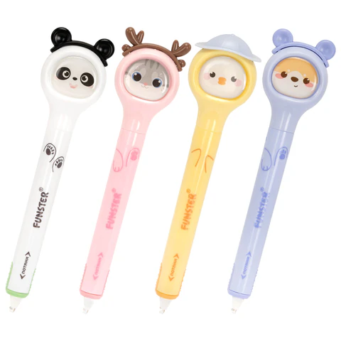 Корректирующая лента FUNSTER (ФАНСТЕР) "Милые зверята", 5 мм x 6 м, ассорти, в блистере, 273982 - МСК «Форвард»