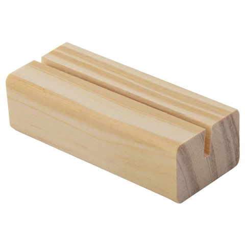 Ценникодержатель деревянный (ценники, реклама, фото) 7х3х2 см, КОМПЛЕКТ 8 шт., BRAUBERG, 291313 - МСК «Форвард»