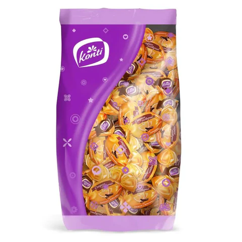 Конфеты шоколадные KONTI "Сладкое созвучие" со вкусом шоколада и апельсина, 1000 г, пакет, 13914 622557