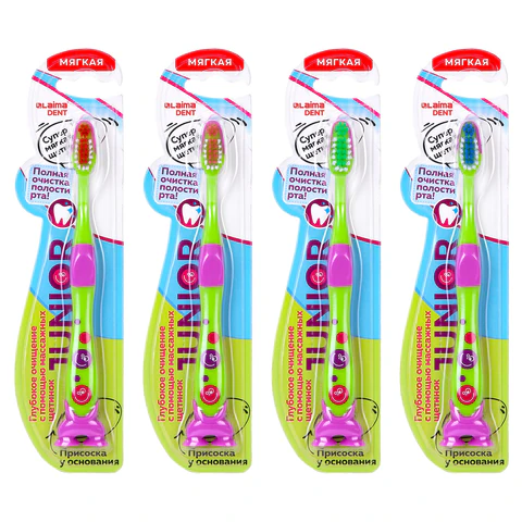 Зубная щетка детская мягкая JUNIOR, LAIMA DENT, 609324 - МСК «Форвард»
