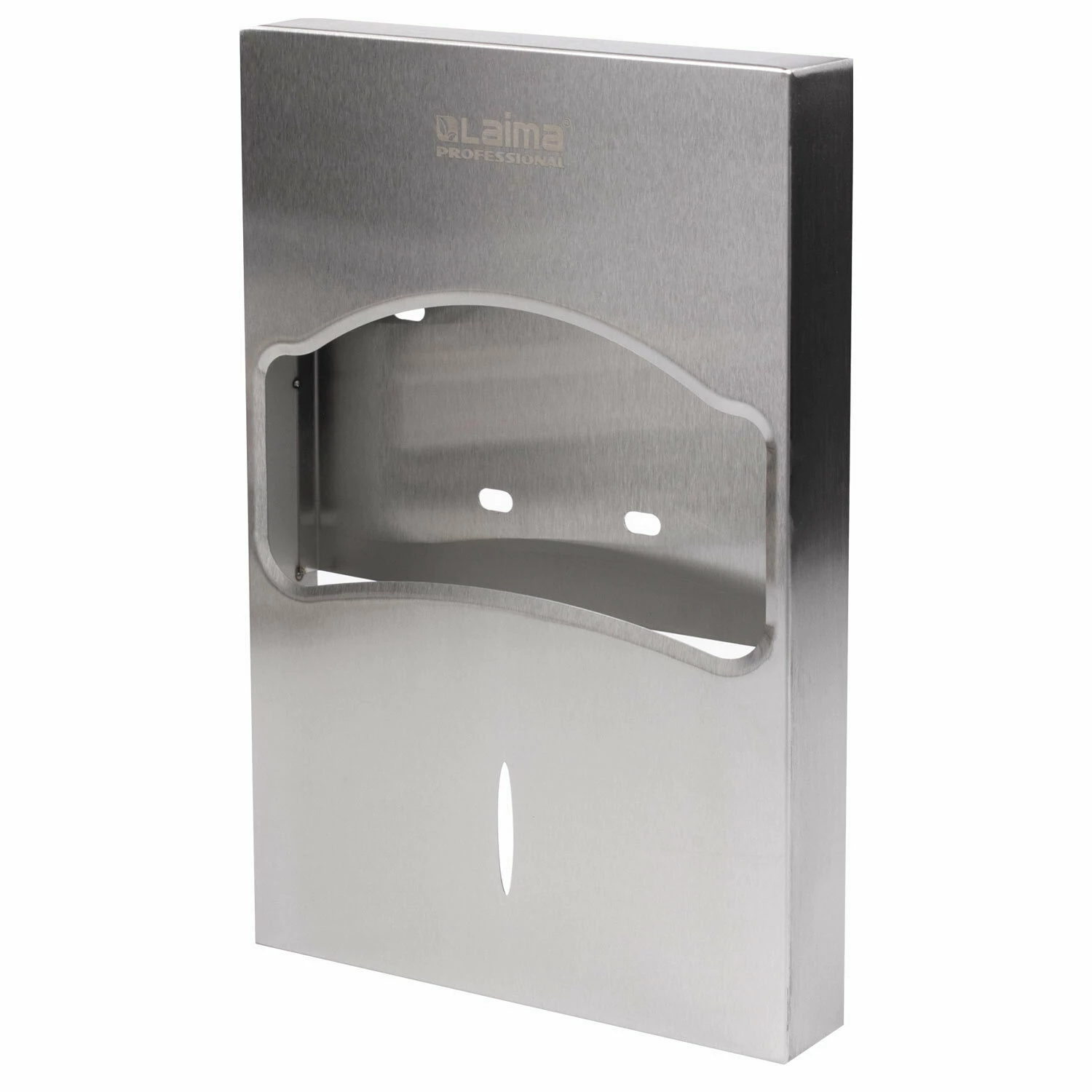 Диспенсер для покрытий на унитаз LAIMA PROFESSIONAL INOX, 1/4 сложения, нерж. сталь, матовый, 605704