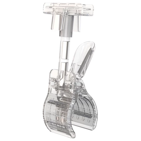 Держатели-прищепки для рамок POS универсальные, КОМПЛЕКТ 10 шт., CLAMP-T, пластиковые, прозрачные, 102186-00 290978