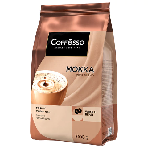 Кофе в зернах COFFESSO "Mokka", 1 кг, 102485 623411