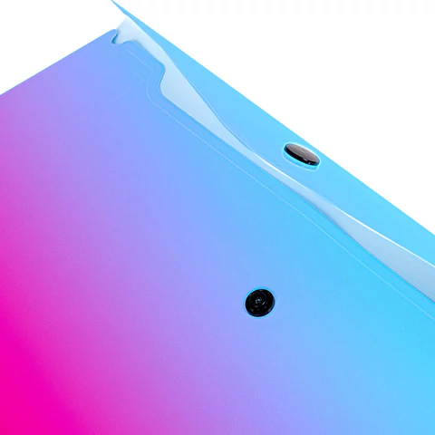 Папка-конверт с кнопкой BRAUBERG "Grade", А4, до 100 листов, розово-голубой градиент, 0,18 мм, 271963 - МСК «Форвард»