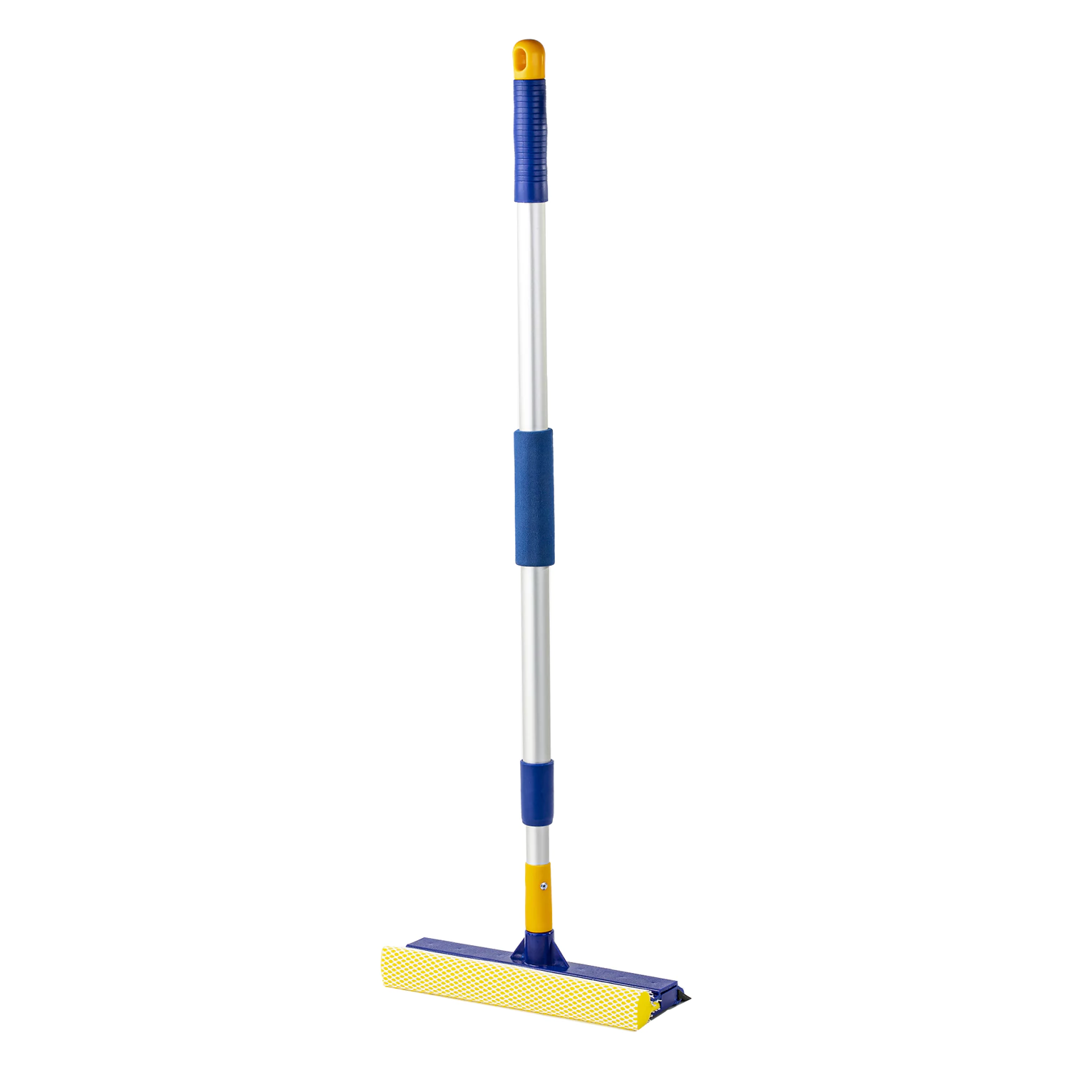 Окномойка LAIMA алюм.телеск.ручка 76-125см,раб.часть 25см(стяжка,губка,руч),д/дома и офиса,601493