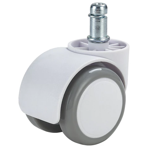 Колеса (ролики) BRABIX для кресла, прорезиненные, КОМПЛЕКТ 5 шт., шток d 11 мм, белые, в коробе, 533085 - МСК «Форвард»