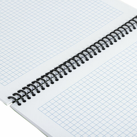 Блокнот БОЛЬШОГО ФОРМАТА А4, 80 л., обложка пластик, клетка, BRAUBERG "Metropolis", ЧЕРНЫЙ, 115577 - МСК «Форвард»