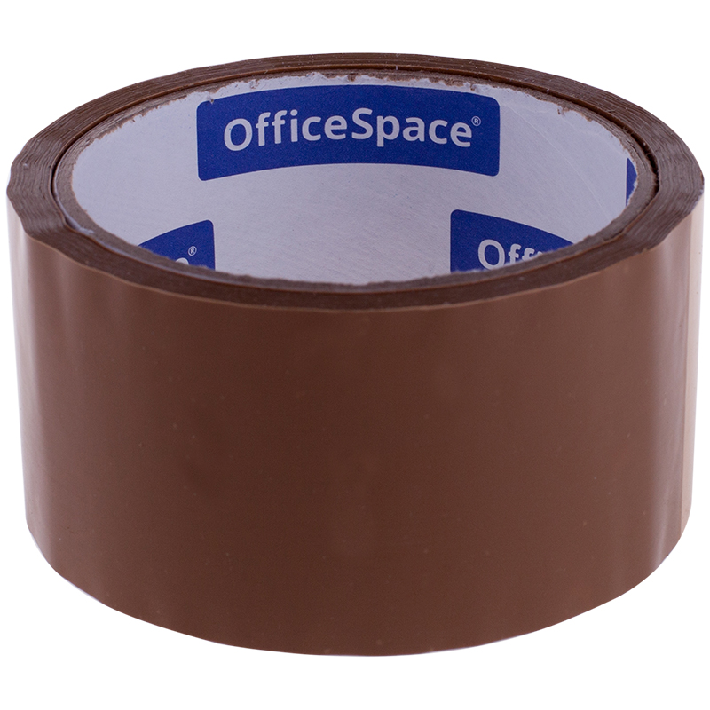 Клейкая лента упаковочная OfficeSpace, 48мм*40м, 38мкм, темная, ШК КЛ_4216 205466