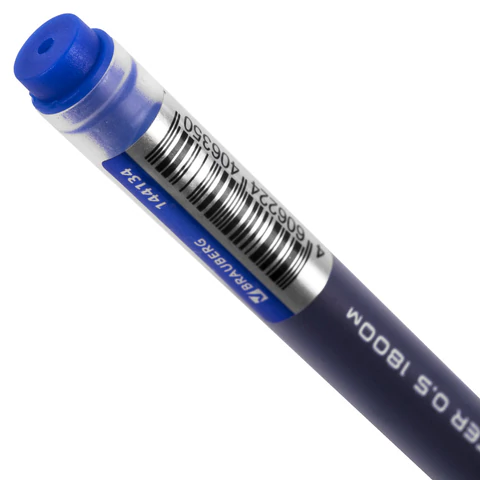 Ручка гелевая BRAUBERG "X-WRITER 1800", УВЕЛИЧЕННАЯ ДЛИНА ПИСЬМА 1 800 м, СИНЯЯ, стандартный узел 0,5 мм, 144134 - МСК «Форвард»