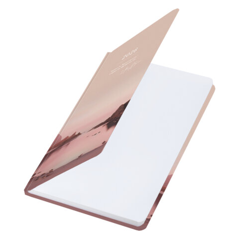 Ежедневник датированный 2026 с резинкой 145х203 мм, А5, BRAUBERG, твердый, "Безмятежность", 117336 - МСК «Форвард»