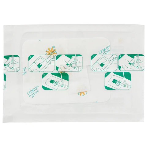 Повязка для фиксации катетеров LEIKO, КОМПЛЕКТ 100 шт., 6х8 см, нетканая основа, 2 подушечки, 131861 631673 - МСК «Форвард»