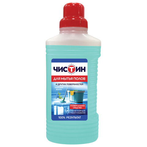 Средство для мытья пола и других твердых поверхностей 1 кг, ЧИСТИН "Морская волна", 24596 701242