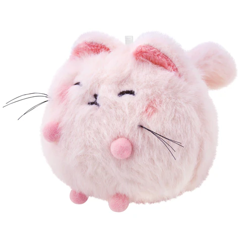 Игрушка пищалка мягкая заводная "Кот Пухляш", КОМПЛЕКТ 12ШТ  высота 8 см, WOOZOO (ВУЗУ), 666201 - МСК «Форвард»