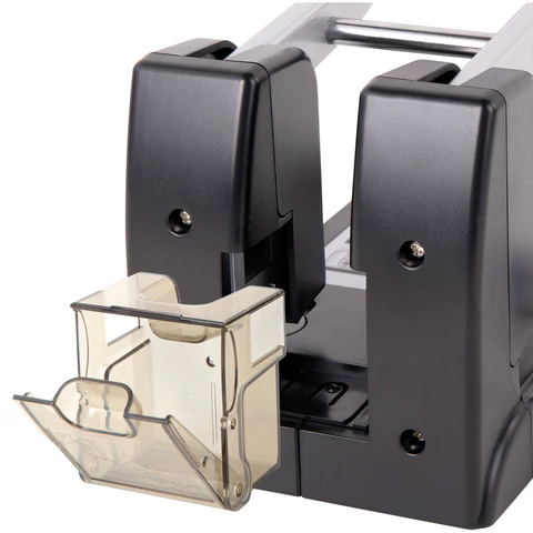 Дырокол металлический МОЩНЫЙ BRAUBERG "EXTRA Heavy duty", до 110 листов, черно-синий, 272721 - МСК «Форвард»