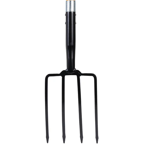 Вилы копальные стальные 19х28 см, ОБЩАЯ ДЛИНА 115 см, черенок стекловолокно, V-ручка, RABBITEX (РАББИТЕКС) "FIBERGLASS", 700491 - МСК «Форвард»