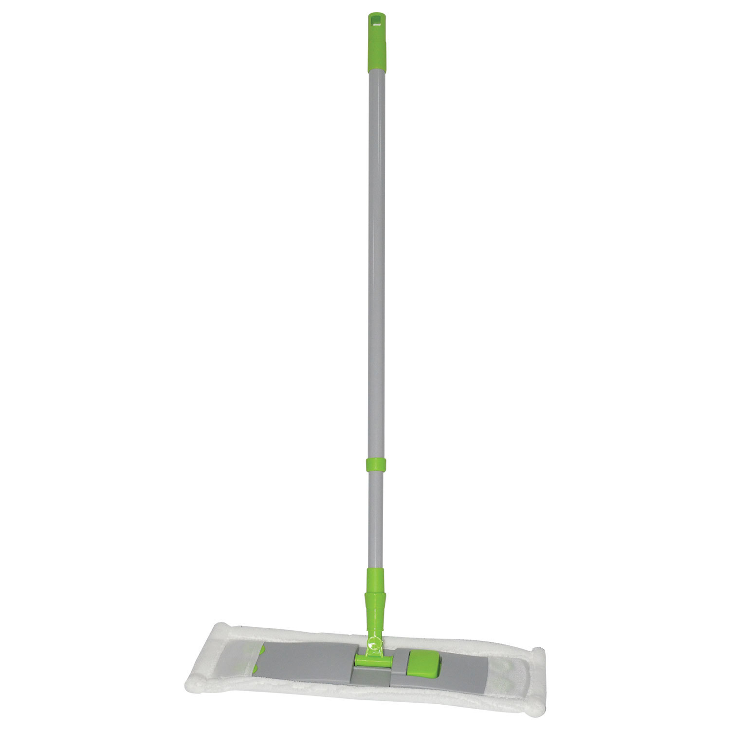 Швабра с флаундером 40см, телескопический черенок 120см, резьба 1,6см, м-фибра (тип К), ЛЮБАША 605028