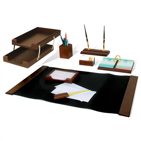 Набор подарочный настольный BESTAR "Titan" из дерева, 8 предметов, цвет "орех", 236367 - МСК «Форвард»