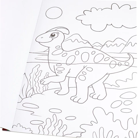 Книжка-раскраска ГИГАНТСКАЯ, ДИНОЗАВРЫ, 300х430 мм, 40 страниц, BK, Р-8164  690992 - МСК «Форвард»