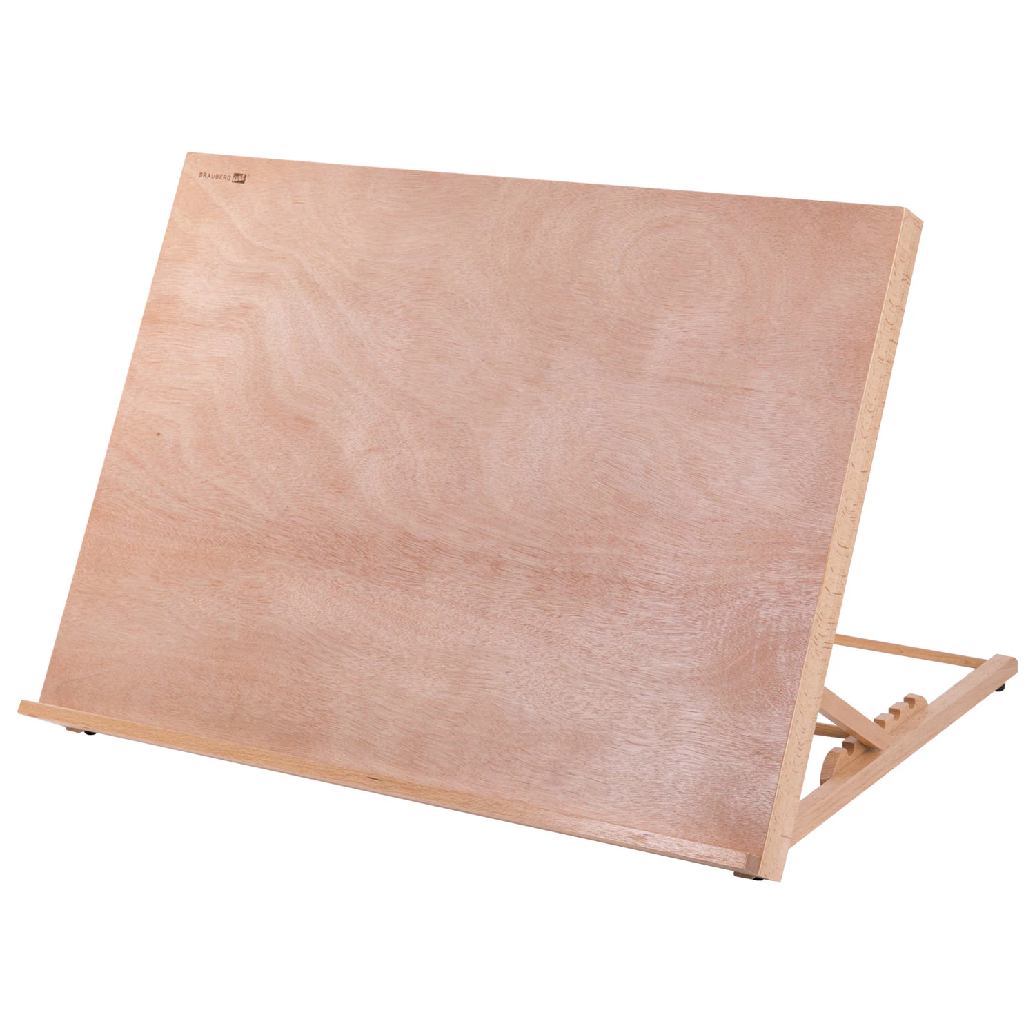 Мольберт настольный из бука А2, 65х48х47см, регулируемый угол наклона, BRAUBERG ART CLASSIC, 192249