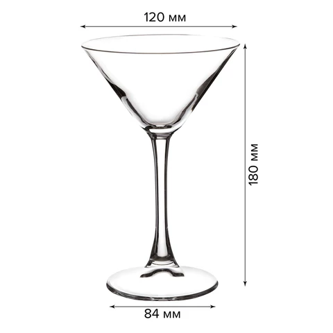 Бокал для мартини, коктейлей, на ножке, 215 мл, стекло, PASABAHCE "ЭНОТЕКА", 440061СЛ1 700569 - МСК «Форвард»