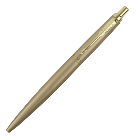 Ручка шариковая PARKER Jotter XL Monochrome Gold GT, корпус золотой, нержавеющ. сталь, синяя,2122754 143764