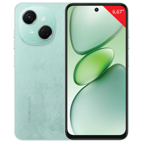 Смартфон TECNO SPARK GO 1, 2 SIM, 6,67", 4.5 G, 13/8 Мп, 4/128 ГБ, зеленый, пластик, TCN-KL4.4.128.GN, TCNKL4.4.128.GN 263209 - МСК «Форвард»