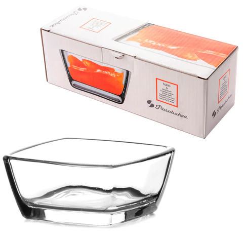 Соусник квадратный, 66 мм, КОМПЛЕКТ 6 штук, стекло, PASABAHCE "ТОКИО", фирменная подарочная упаковка, 53682 700587 - МСК «Форвард»