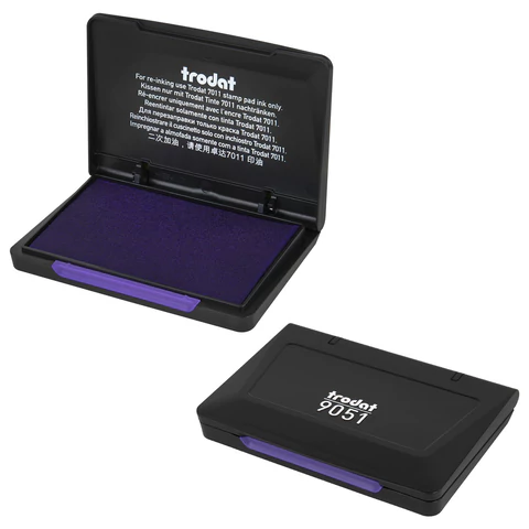 Штемпельная подушка TRODAT 9051 90х50 мм, ФИОЛЕТОВАЯ, 191021 238395