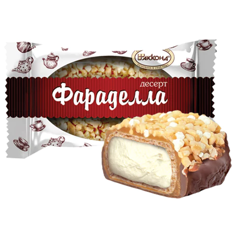 Конфеты шоколадные АККОНД "Фараделла" со сливочно-кремовой начинкой в карамели, 500 г, 210160301360005 623449 - МСК «Форвард»