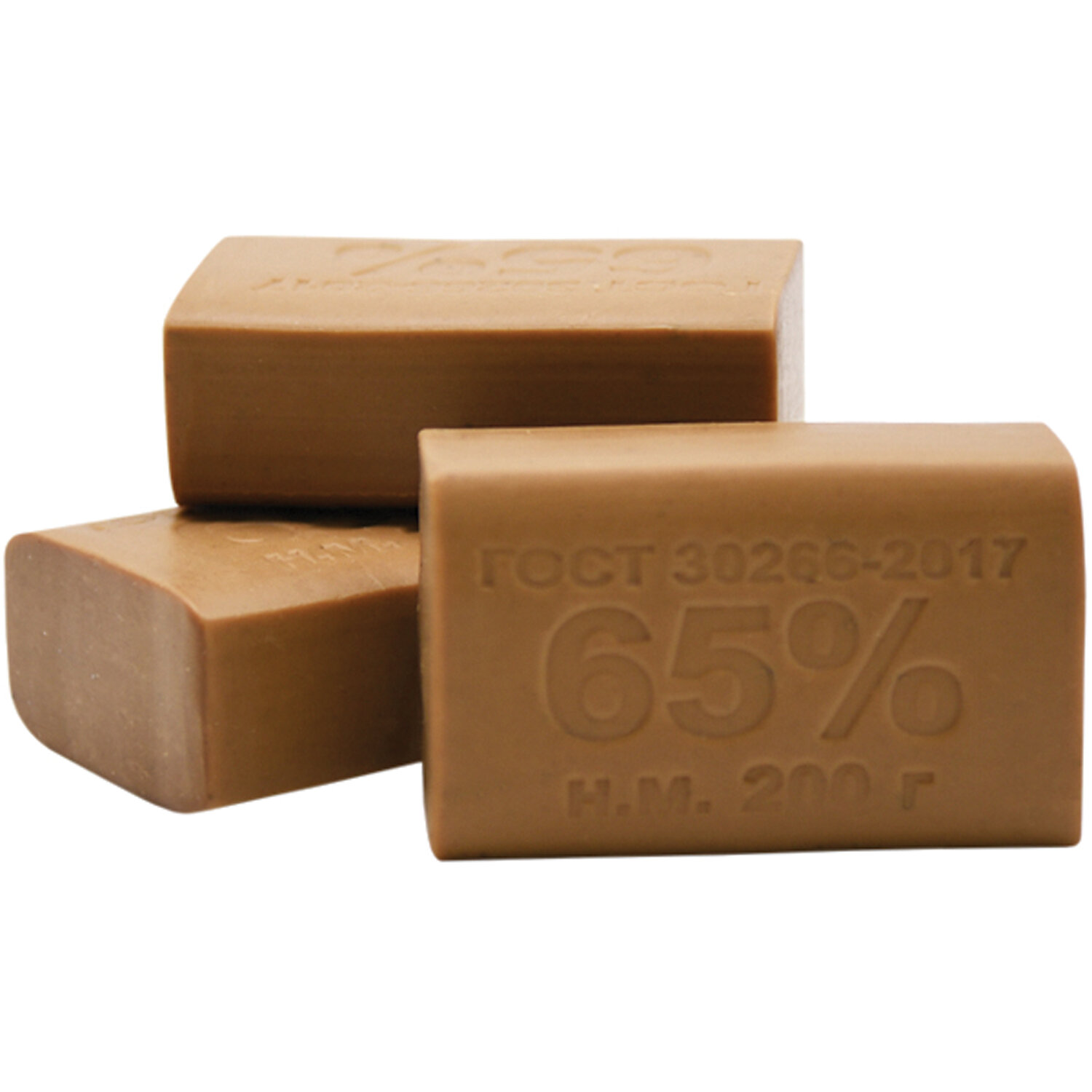 Мыло хозяйственное 65% 200г ММЗ, без упаковки, 70638 607638