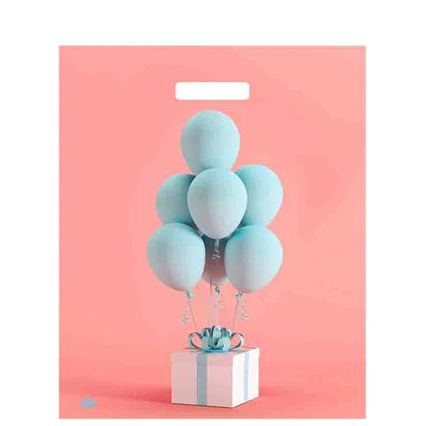 Пакет с вырубной ручкой ПВД, 45х38 см, "Воздушный сюрприз", 60 мкм, н00255515 КОМПЛЕКТ 50шт 701496 - МСК «Форвард»