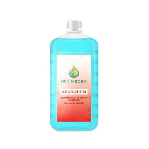 Мыло жидкое дезинфицирующее 1 л, АЛЬТСЕПТ М, крышка 606486 ЧЕСТНЫЙ ЗНАК! минпромторг - МСК «Форвард»
