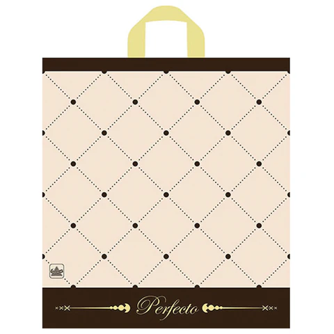 Пакет с петлевой ручкой ПВД, 42х46 см, "Перфекто Шик", 95 мкм, КОМПЛЕКТ 25ШТ н00112571 701475 - МСК «Форвард»