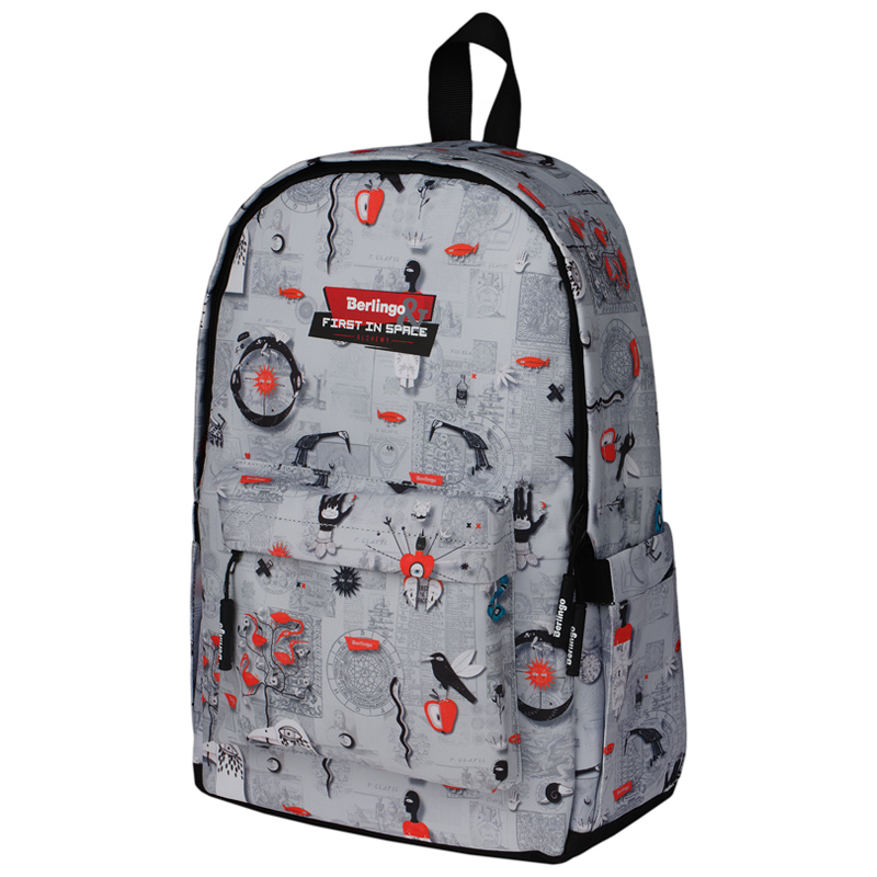 Рюкзак Berlingo Casual "First in Space" 39,5*27*13см, 1 отделение, 3 кармана, уплотненная спинка RU08142 336422