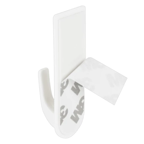 Крючки самоклеящиеся универсальные 6,6х2,1 см, КОМПЛЕКТ 6 шт., белые, LAIMA Home, 608793 - МСК «Форвард»