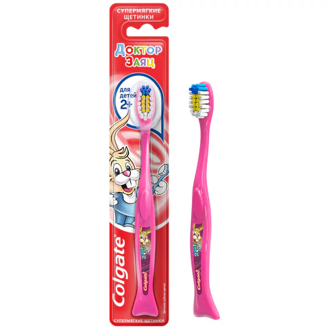 Зубная щетка детская (2+лет) COLGATE, супер мягкая, 4606144002618 609062 - МСК «Форвард»
