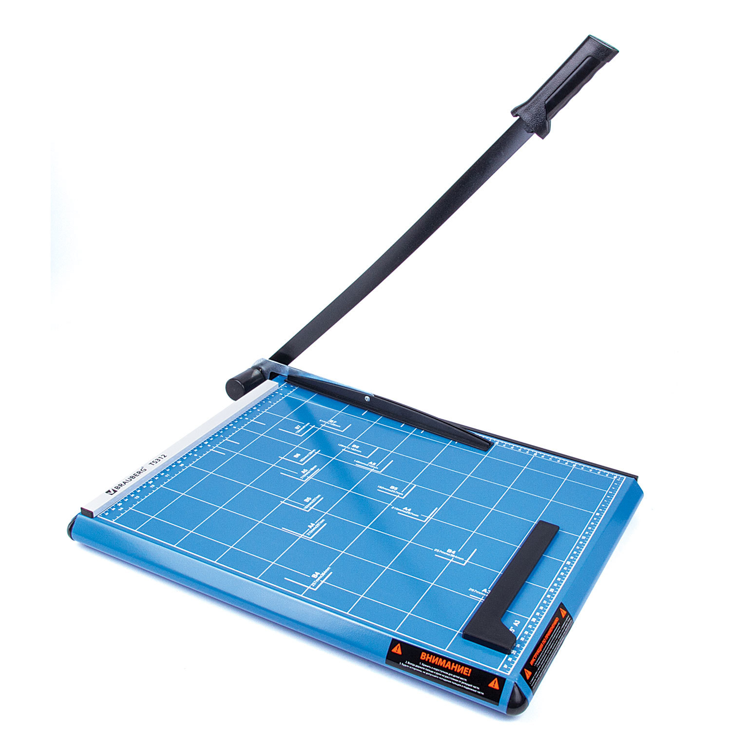 Резак сабельный BRAUBERG TS312 SABER, на 12 л, длина реза 460 мм, металлическое основание, A3,531801