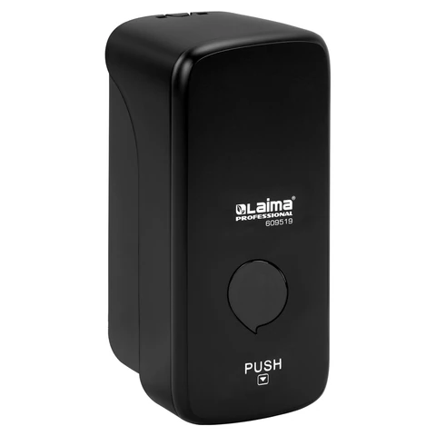 Дозатор для жидкого мыла LAIMA PROFESSIONAL PREMIUM BLACK, НАЛИВНОЙ, 1 л, черный, ABS-пластик, 609519 - МСК «Форвард»