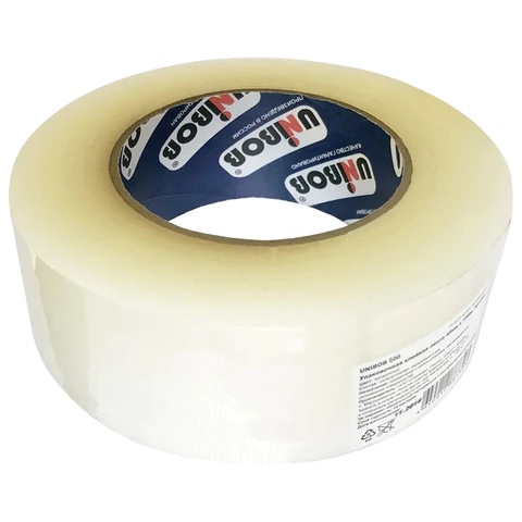 Клейкая лента упаковочная 48 мм х 198м UNIBOB 600, прозрачная, толщина 45 микрон, 83412 607984