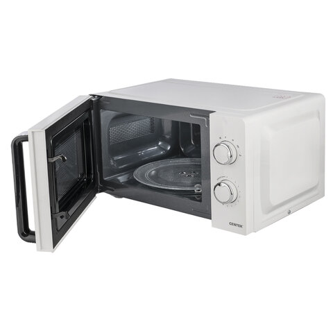 Микроволновая печь CENTEK CT-1575, объем 20 л, мощность 700 Вт, механическое управление, белая, CT-1575 White 457601 - МСК «Форвард»