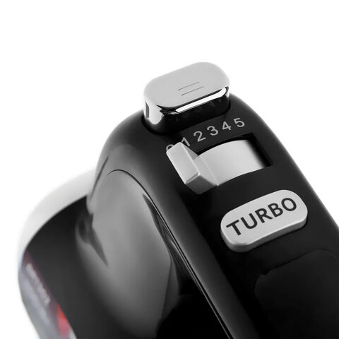 Миксер BRAYER BR1302, 800 Вт, 5 скоростей, 2 венчика, 2 крюка для теста, черный/серебро 456089 - МСК «Форвард»