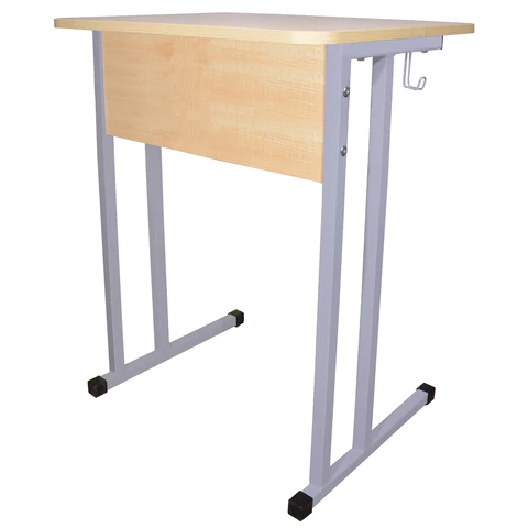 Стол-парта 1-местный нерегулируемый "Умник", 600х500х760 мм, рост 6, серый каркас, ЛДСП клён 532719 минпромторг под заказ 8 дней - МСК «Форвард»